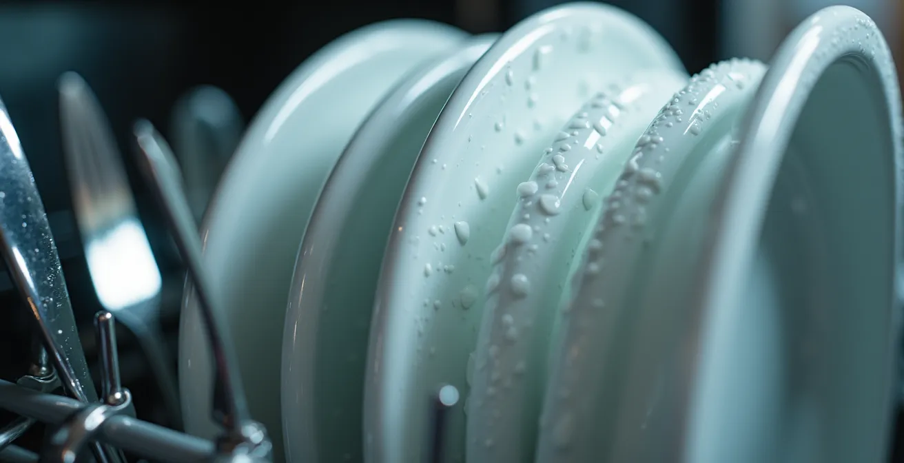 Organisation optimale d'un mini lave-vaisselle avec disposition en Tetris